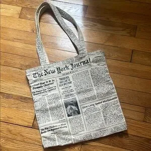kate spade Bags Kate Spade Newspaper Print Tote Bag Poshmark